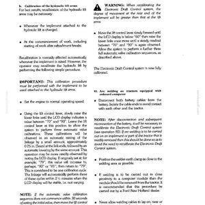 Ford 8210 with Electro-Link Hydraulic Control Tractor Operator Owners Operation Manual | Instant PDF Download image 9