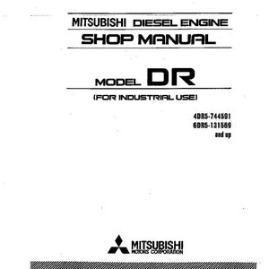 Mitsubishi 4DR5, 6DR5 Industrial Diesel Engine Service Repair Workshop Manual | Instant PDF Download image 3