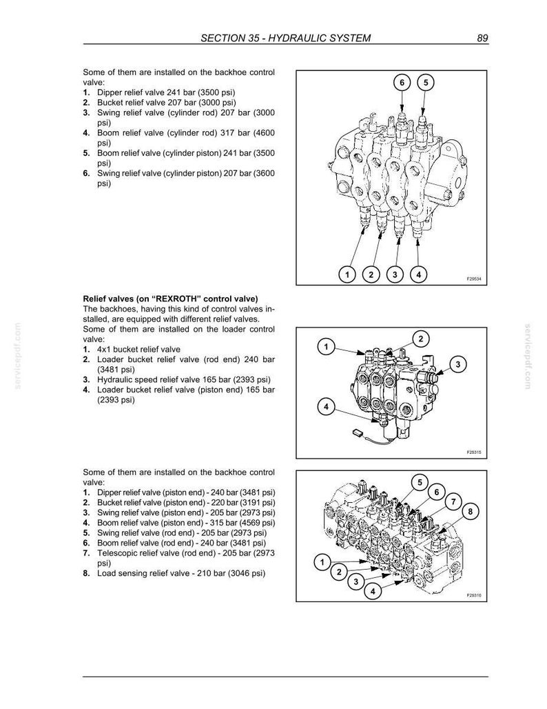 New Holland B110 & B115 Tier 3 Loader Backhoe Service Repair Workshop Manual Pdf | Instant Pdf Download image 8