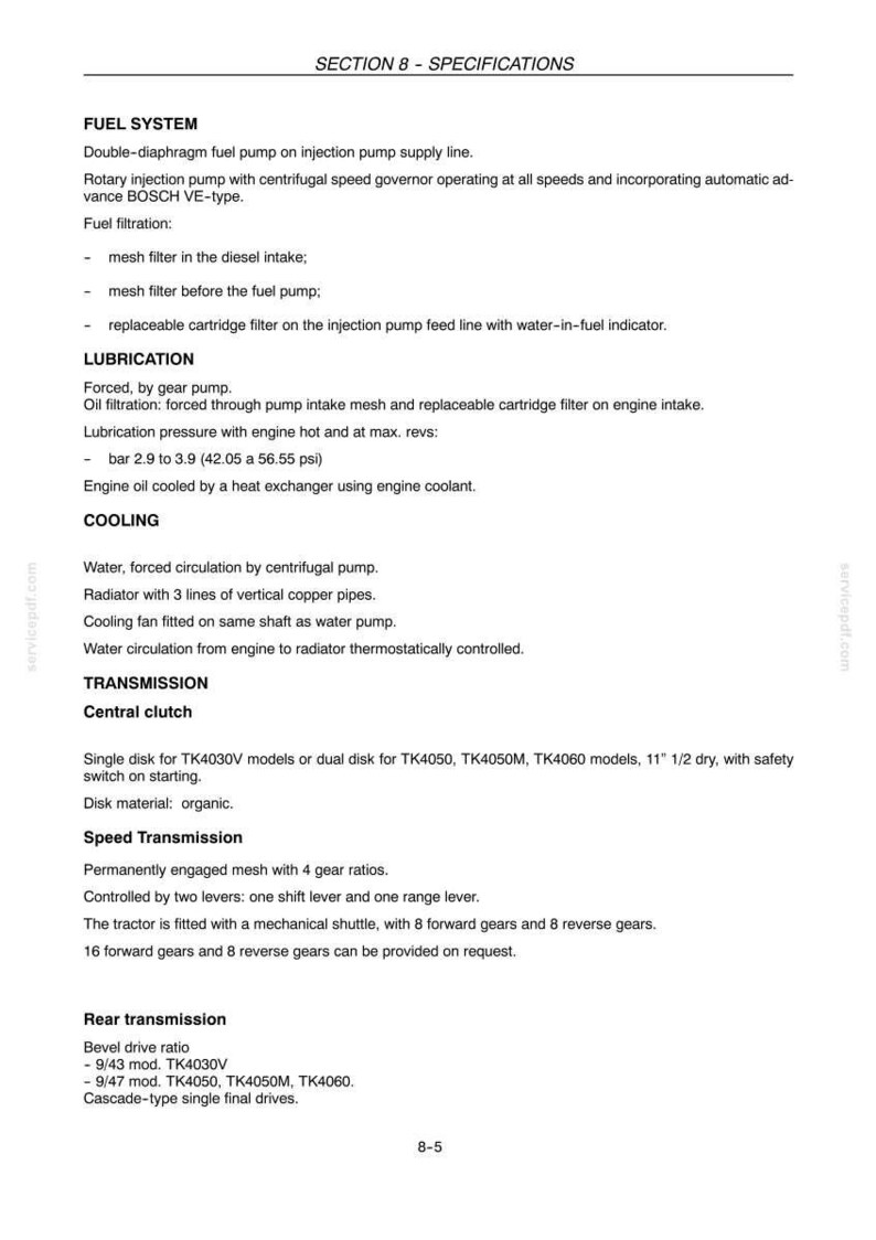 New Holland Tk4030v, Tk4050, TK4050M, TK4060 Tractor Operator Owners Operation Manual | Instant PDF Download image 10