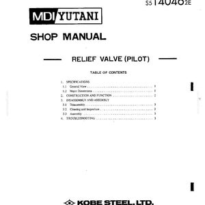 Kobelco MD180LC Hydraulic Excavator Service Repair Workshop Manual | Instant PDF Download image 6