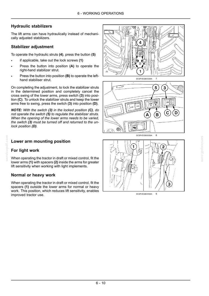 New Holland T4030v, T4040v, T4050V, T4060V Tractor Operator Owners Operation Manual | Instant PDF Download image 7