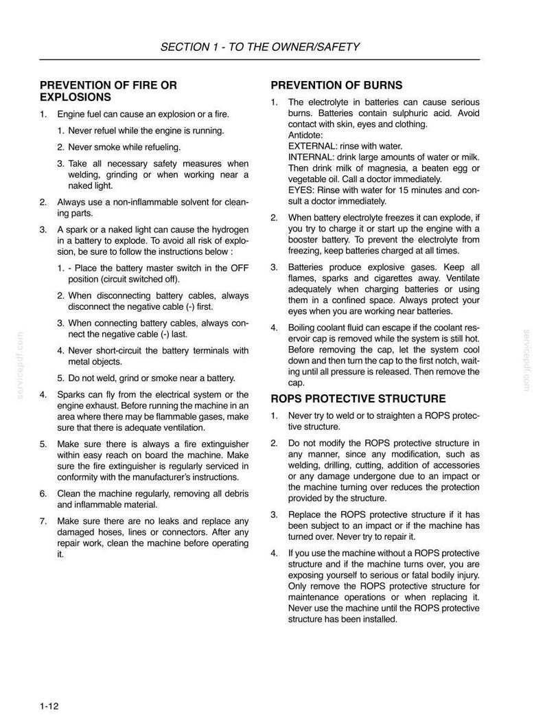 New Holland CV700, CV900 Compactors Operator Owners Operation Manual | Instant PDF Download image 4