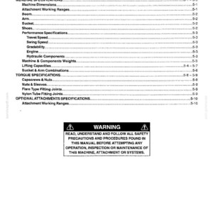 Kobelco SK330, SK330LC Hydraulic Excavator Operator Owners Operation Manual | Instant PDF Download image 9