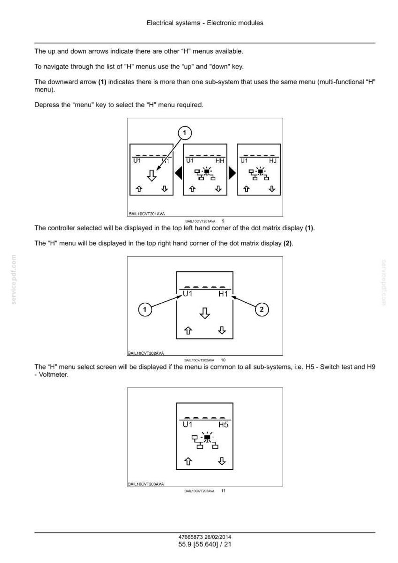 Steyr Profi 4110 Et, 4120 Et, 4130 Et, 6125 Et, 6140 Et/Classic Et, Cvt 4110, CVT 4120, CVT 4130 Tractor Service Manual | PDF Download image 10