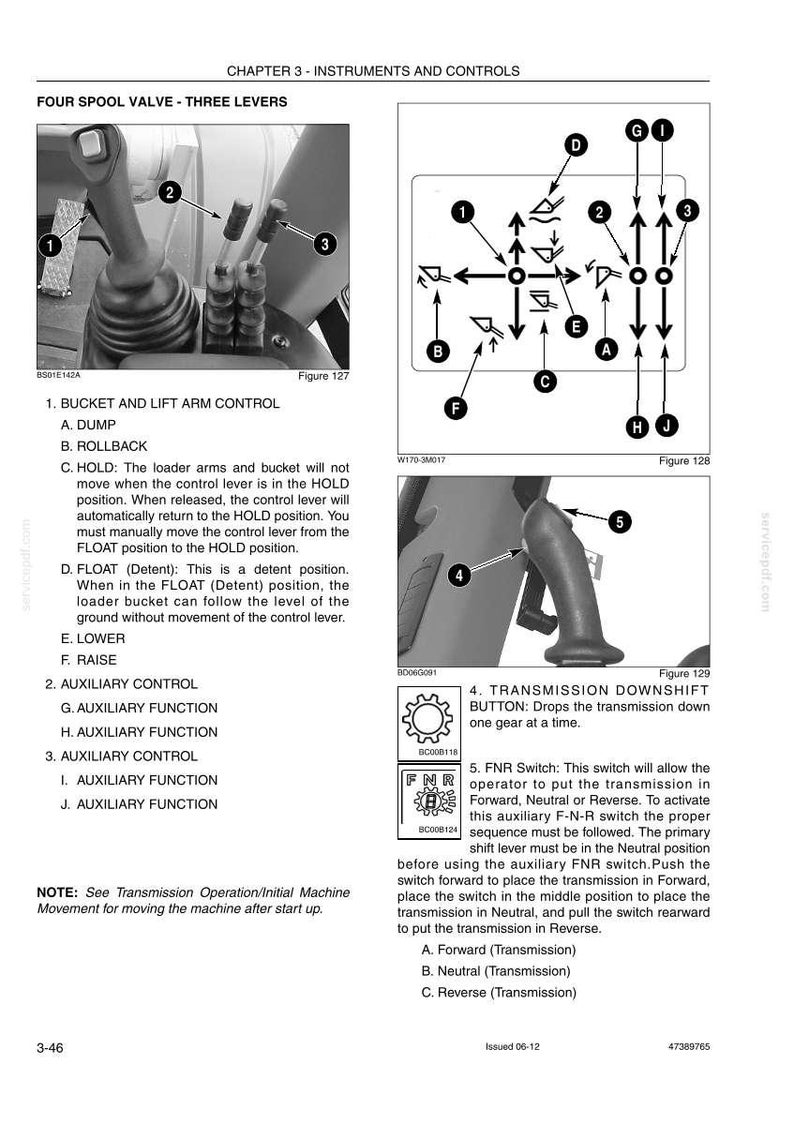 New Holland W190C Wheel Loader Operator Owners Operation Manual | Instant PDF Download image 6