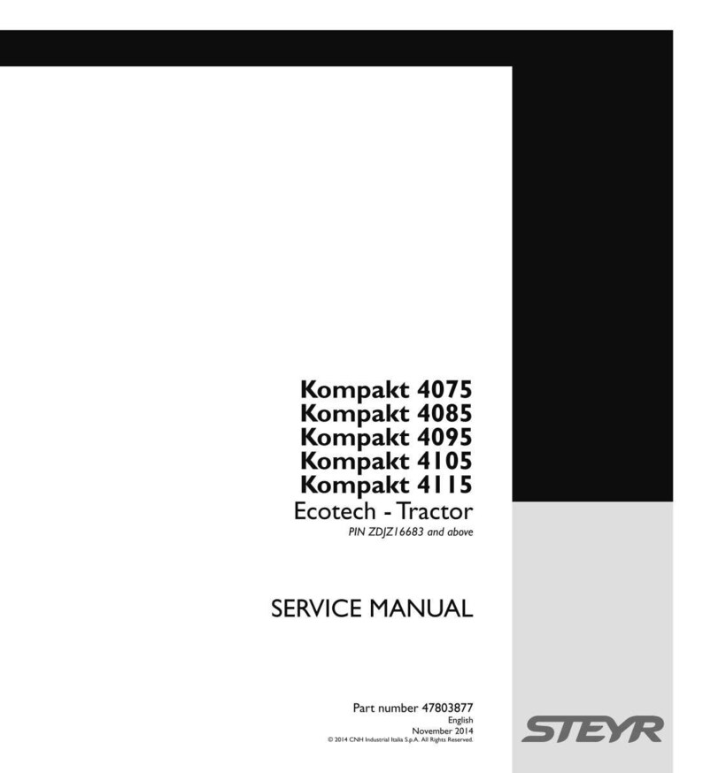 Steyr Kompakt 4075, 4085, 4095, 4105, Kompakt 4115 Ecotech Tractor Service Repair Workshop Manual | Instant PDF Download | Market: Europe image 3