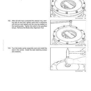 K&ouml;nnte beinhalten: Technische Zeichnung eines Hinterachssystems, mit Fokus auf das Hinterachsgetriebe und das Differential. Das Bild enth&auml;lt Schritt-f&uuml;r-Schritt-Anweisungen f&uuml;r die Montage, einschlie&szlig;lich der Installation von Schrauben und Dichtungen.
