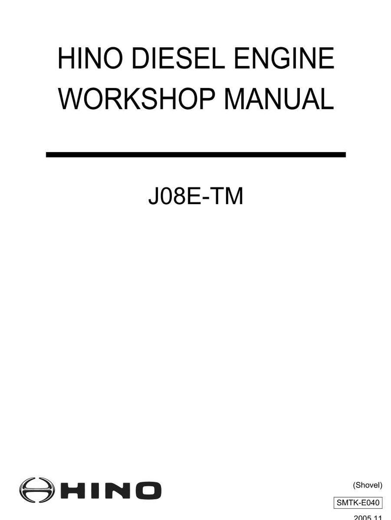 Hino J08E-TM Diesel Engine Service Repair Workshop Manual | Instant PDF Download image 2