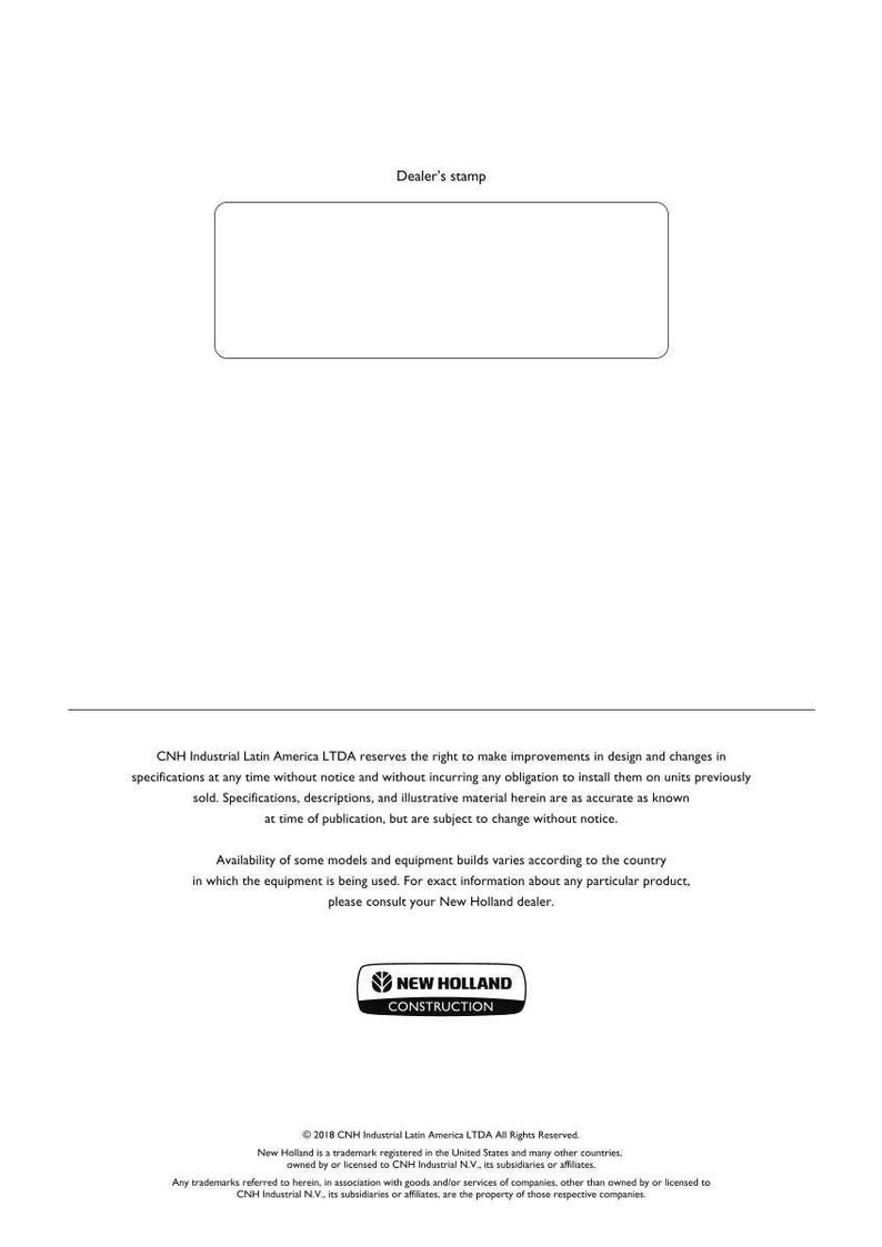 New Holland W130B Wheel Loader Operator Owners Operation Manual Manual | Instant PDF Download image 11