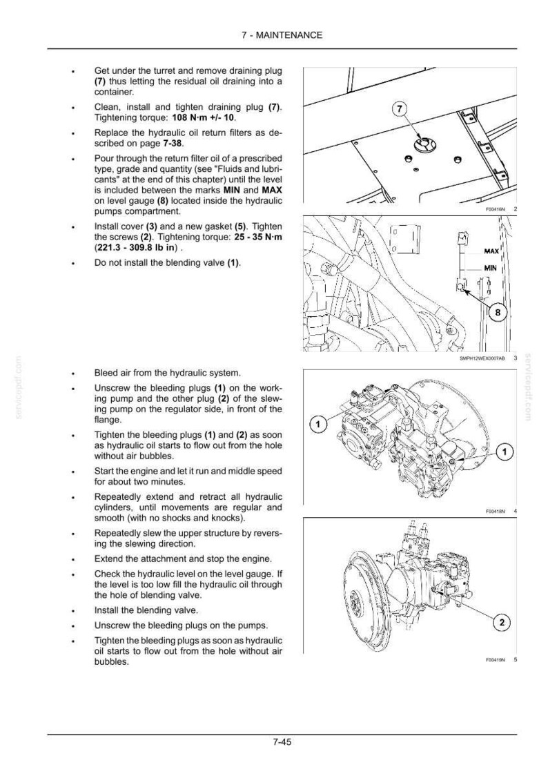 New Holland WE150B Hjulgrävmaskin, bruksanvisning | Direkt PDF-nedladdning bild 9