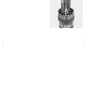 May include: An exploded view of a mechanical assembly, with a detailed close-up of a cylindrical component. The image includes text instructions: "Turn shaft assembly over," "Install puller," and "Remove ball bearing and discard bearing."