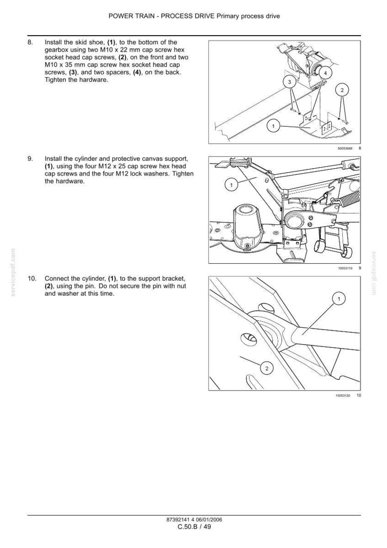 New Holland Hm234, HM235, HM236 Disc Mower Service Repair Workshop Manual | Instant PDF Download image 7