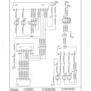 Pode incluir: Um diagrama esquem&aacute;tico el&eacute;trico t&eacute;cnico intitulado SECTION 55 - ELECTRICAL SYSTEMS - CHAPTER 18. O desenho de linha em preto e branco exibe v&aacute;rios m&oacute;dulos rotulados A-02, A-11, A-24 e CCM-3, conectados por caminhos de fia&ccedil;&atilde;o com c&oacute;digos alfanum&eacute;ricos.