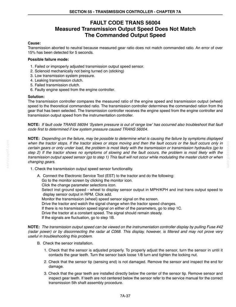 New Holland Tj275, Tj325, Tj375, Tj425, TJ450, TJ500 Tractor Service Repair Workshop Manual | Instant PDF Download image 10