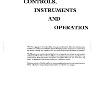 Manual de operación y mantenimiento del tractor New Holland 5610s, 6610s, 7610S II / Descarga instantánea en PDF imagen 4