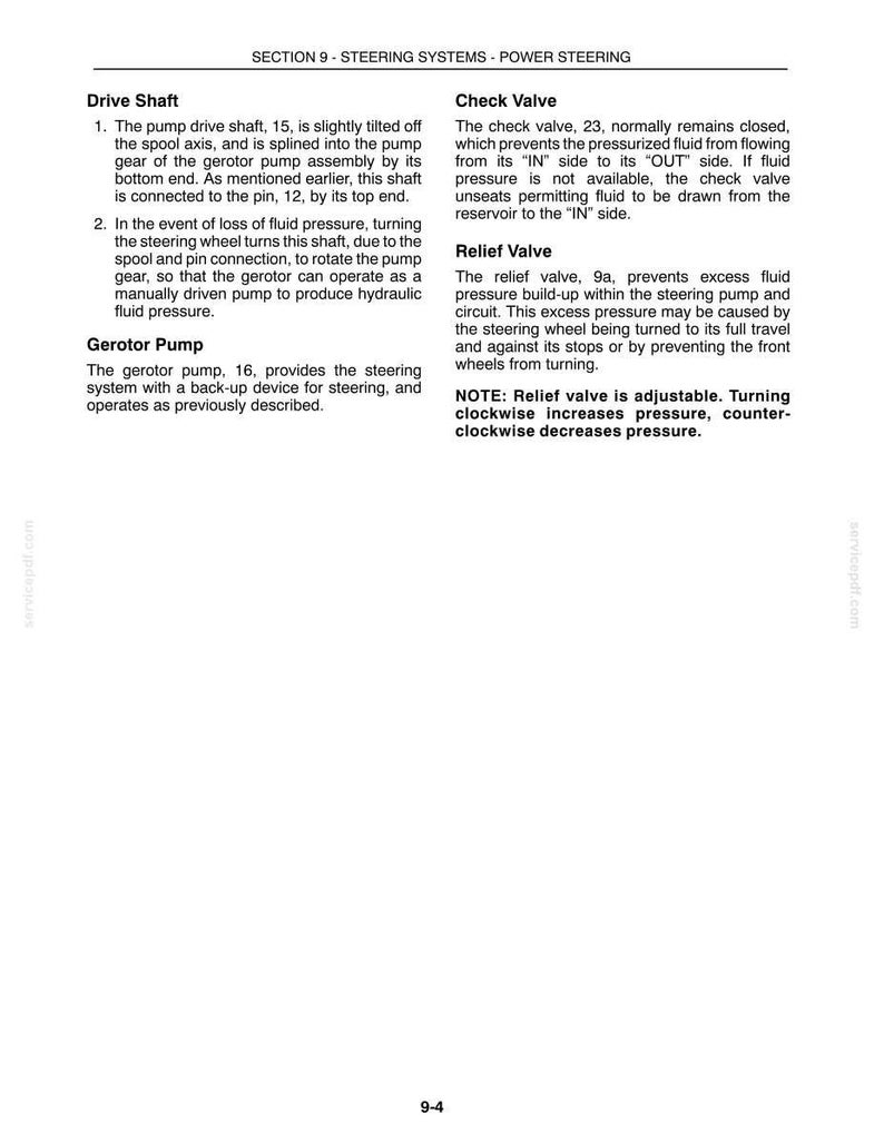 Manual de servicio y reparación para tractores New Holland 1530, 1630, 1725, 1925, Tc25, Tc25d, Tc29, Tc29d, TC33, TC33D / Descarga instantánea en PDF imagen 9