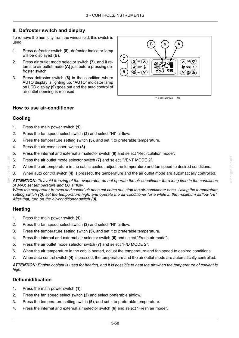Manual de operación y mantenimiento de la excavadora de orugas New Holland E230CSR / Descarga instantánea en PDF imagen 6