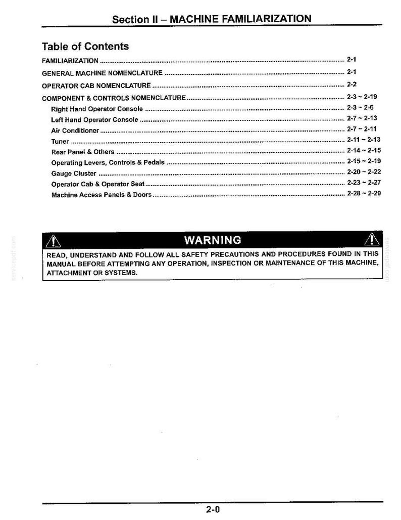 New Holland EH80 Excavators Operator Owners Operation Manual | Instant PDF Download image 4
