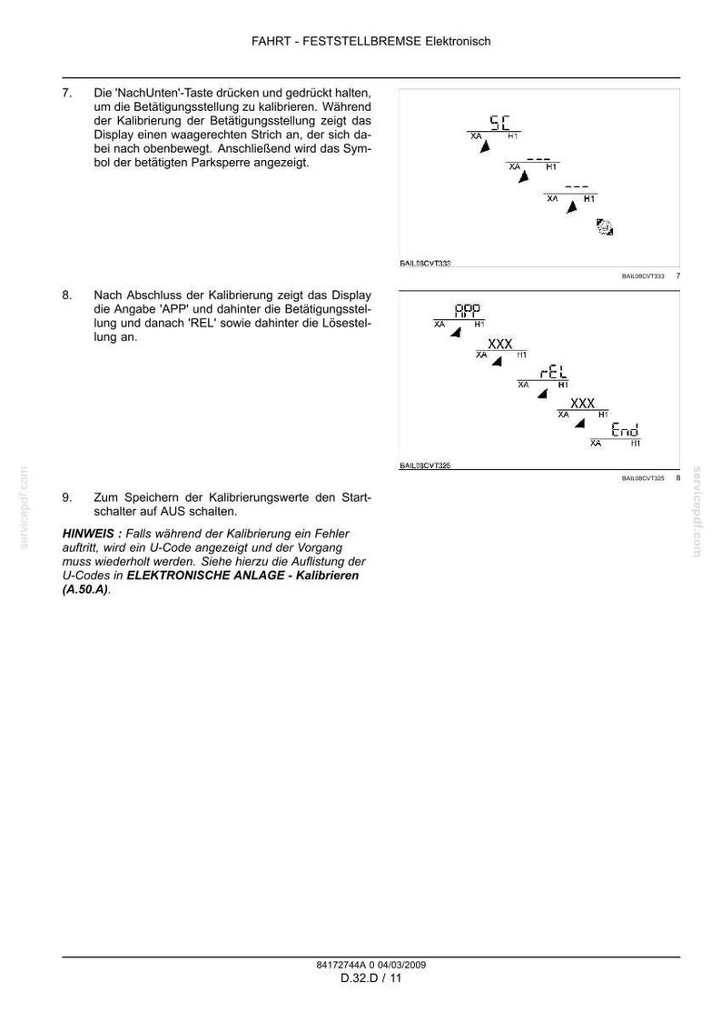 Steyr 6165 Cvt, 6180 Cvt, 6200 Cvt, 6210 CVT, 6225 CVT Traktoren Wartungshandbuch Reparatur Werkstatthandbuch | PDF-Download image 5