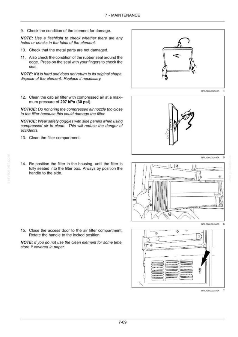 New Holland W130B Wheel Loader Operator Owners Operation Manual Manual | Instant PDF Download image 9