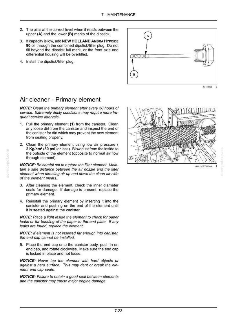 New Holland Boomer 33 & 37 Compact Tractor Operator Owners Operation Manual | Instant PDF Download image 9