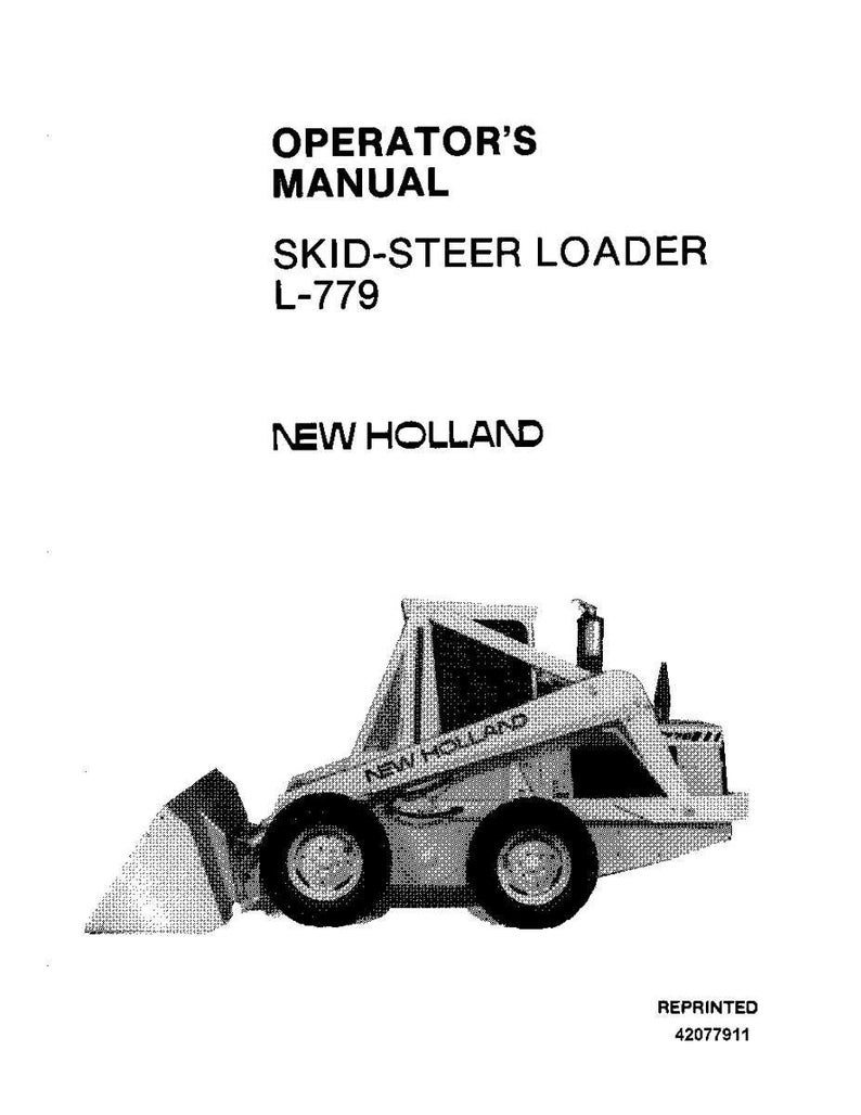 New Holland L-779 Skid-Steer Loader Operator Owners Operation Manual | Instant PDF Download image 3