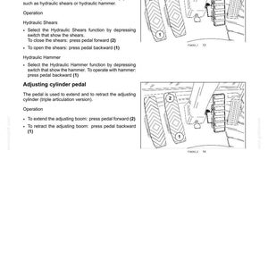 Manual de operación y mantenimiento de la excavadora de ruedas New Holland WE210B / Descarga instantánea en PDF imagen 5