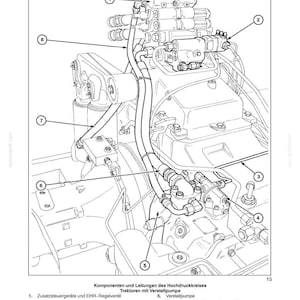 Steyr 4100, 4115, 6115, 6125, 6135 PROFI Tier 2 Traktor Wartungshandbuch Reparatur Werkstatthandbuch | PDF-Download image 5
