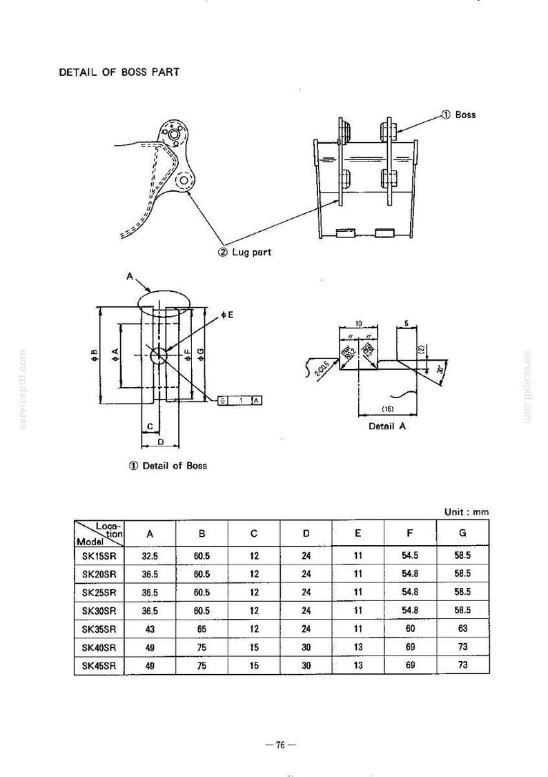 Kobelco Sk15sr, Sk20sr, Sk25sr, Sk30sr, Sk35sr, SK40SR, SK45SR Hydraulic Excavator Service Repair Workshop Manual | Instant PDF Download image 7