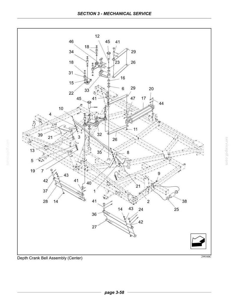 Manual de servicio y reparación del tractor New Holland ST830 / Descarga instantánea en PDF imagen 7