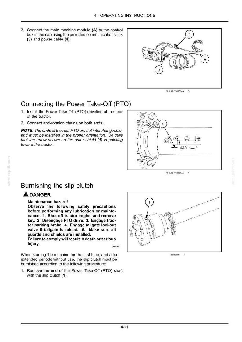 New Holland MegaCutter 530 Tractor Mounted Disc Mower-Conditioner Operator Owners Operation Manual | Instant PDF Download image 6