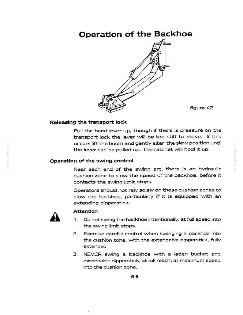 Kobelco 750, 760, 860 Loader Backhoe Operator Owners Operation Manual | Instant PDF Download image 5