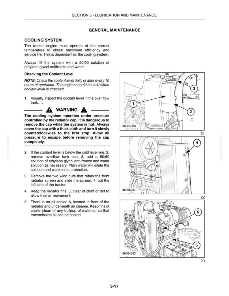 Gebruikershandleiding New Holland Boomer 4055, 4060 trekkerbestuurder | Directe pdf-download afbeelding 8