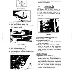Kobelco K903-II Hydraulic Excavator Operator Owners Operation Manual | Instant PDF Download image 8
