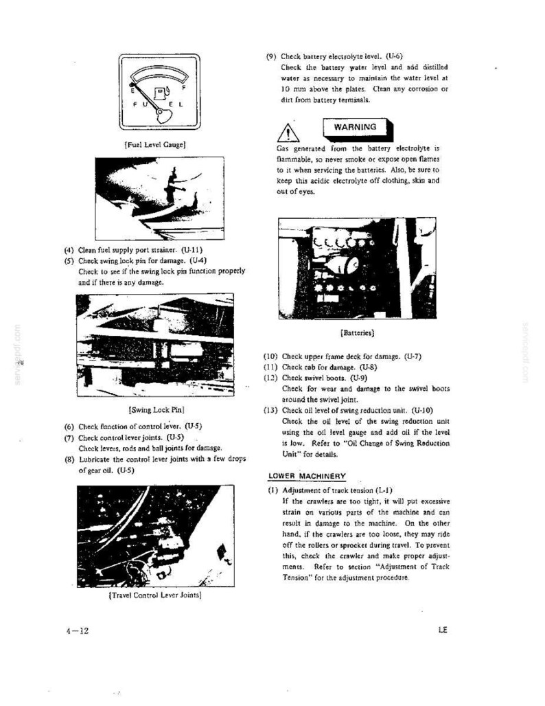 Kobelco K903-II Hydraulic Excavator Operator Owners Operation Manual | Instant PDF Download image 8
