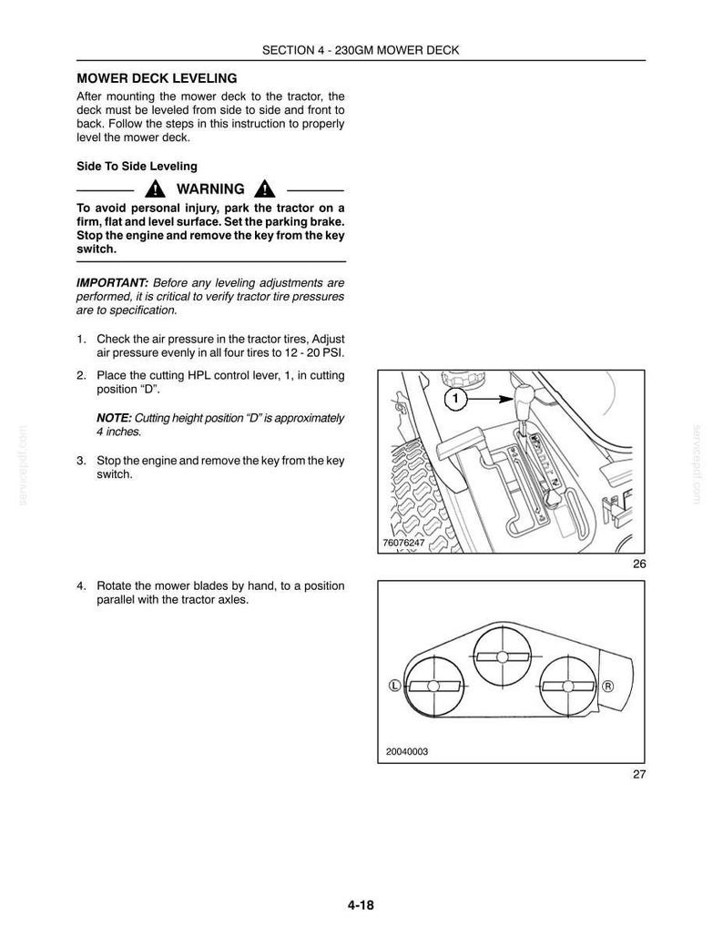 New Holland T1110, 230GM Tractor Operator Owners Operation Manual | Instant PDF Download image 9