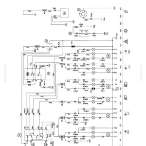 May include: Diagram of an electric system, featuring a detailed schematic with various symbols, lines, and labels. The diagram includes text such as "ELECTRIC SYSTEM" and "Page 22". The print number is 604.82.231.00 - 5 - 2000.