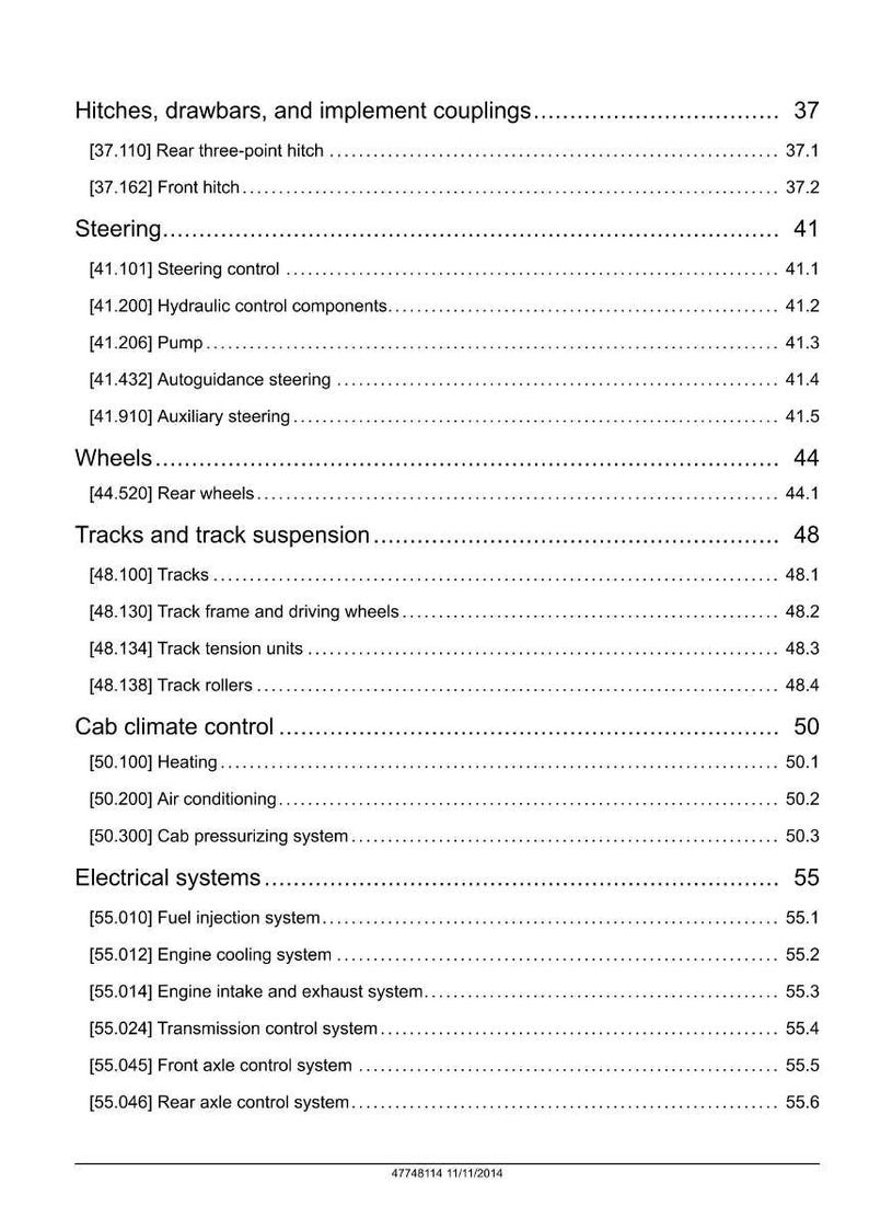 Case Magnum 250, 280, 310, 340, Rowtrac 310, 340 Pst traktorer Servicehandbok PDF | Verkstadsreparation | Direktnedladdning bild 7
