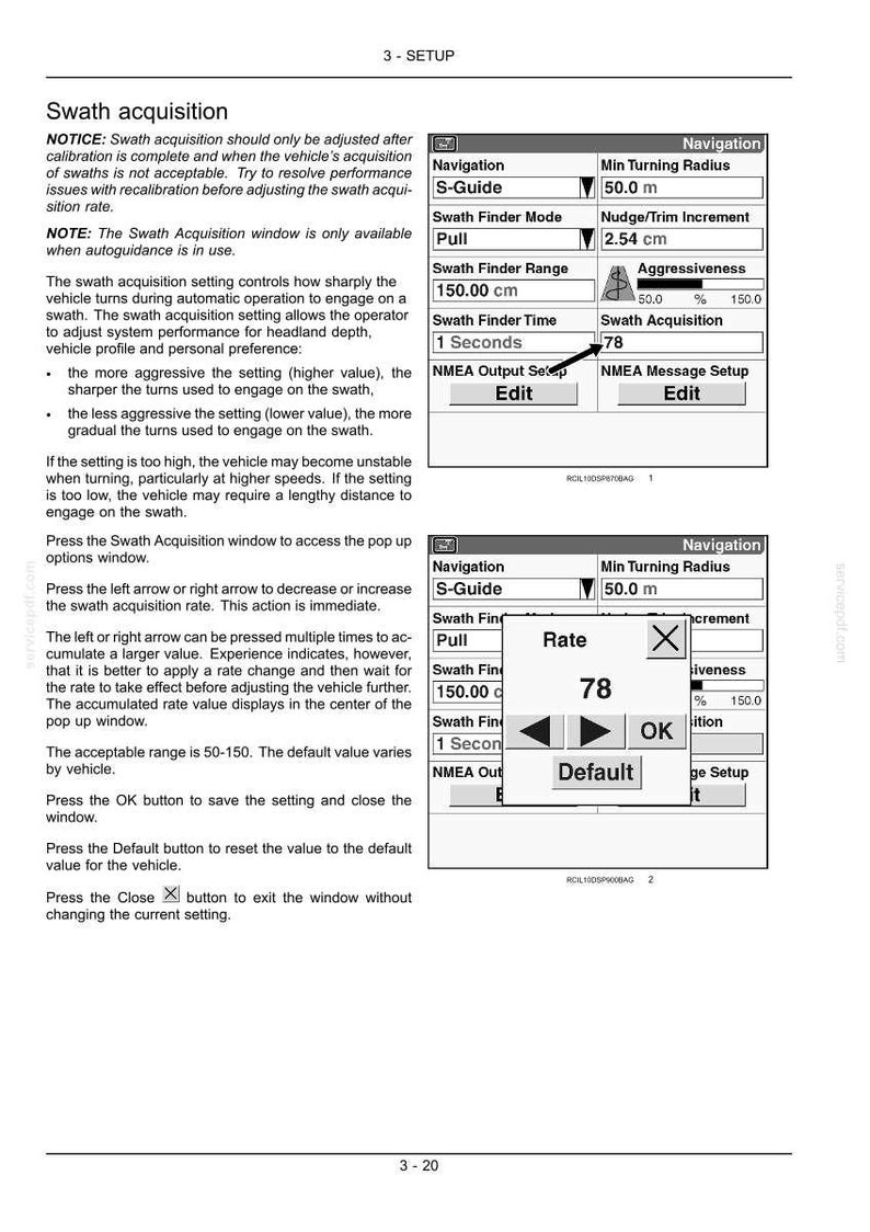 Steyr S-Guide Autoguidance System for the S-Tech600, S-Tech700 Display Operator Owners Operation Manual | Instant PDF Download image 6