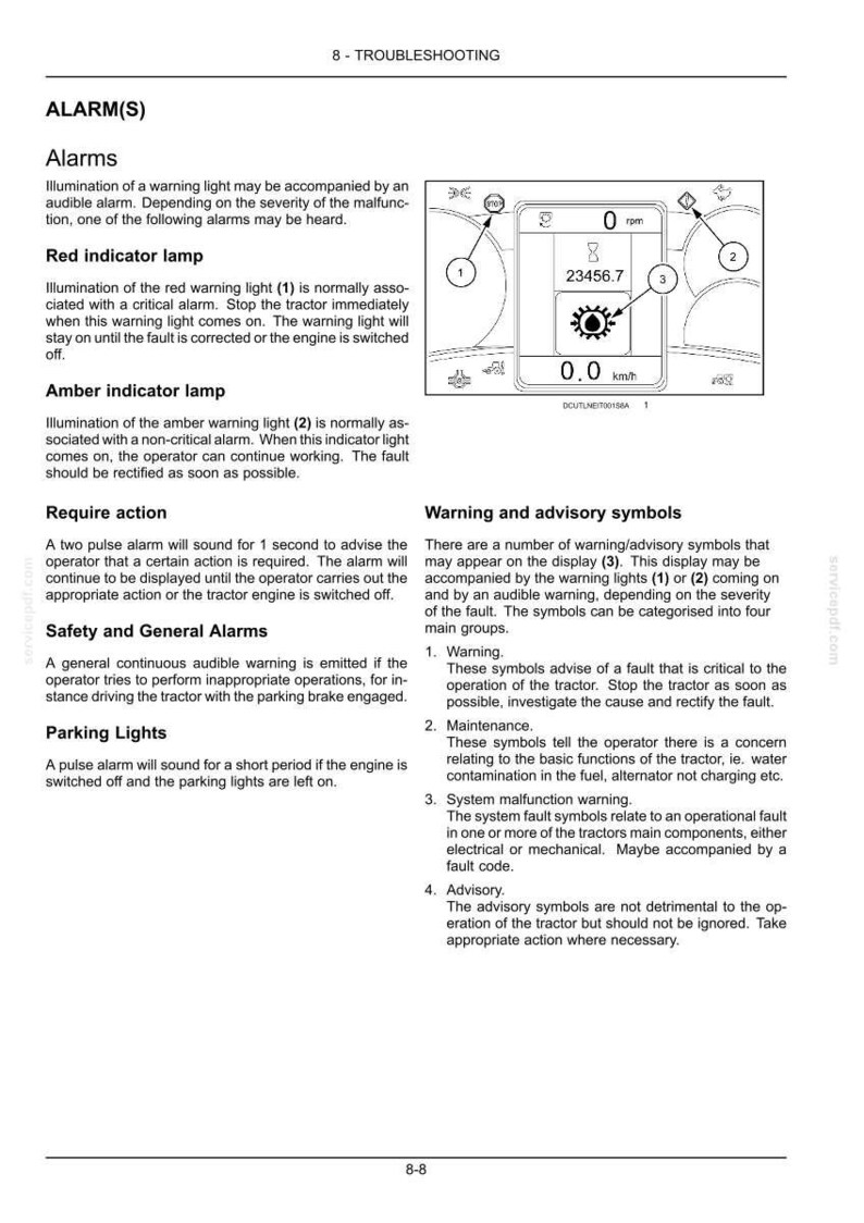 Manual de operación y mantenimiento para tractores New Holland T4.75, T4.85, T4.95, T4.105 y T4.115 / Descarga instantánea en PDF imagen 10