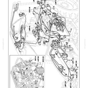 May include: Diagram of an electrical system with wiring diagrams 8-9-10-11. The image includes detailed schematics of wiring harnesses, connectors, and components, labeled with codes like LMP-48, GND-38, and C-14. The page number is 57.
