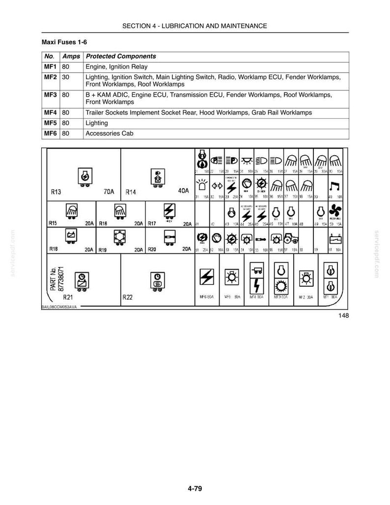 New Holland T7030, T7040, T7050, T7060, T7070 Tractor Operator Owners Operation Manual | Instant Pdf Download image 10