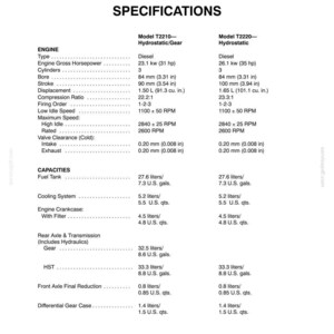 New Holland T2210, T2220 Tractor Operator Owners Operation Manual | Instant PDF Download image 10