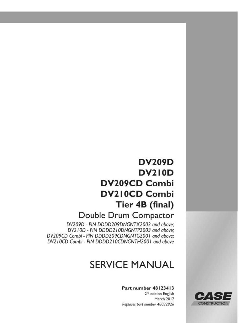 Case Construction DV209D, DV210D, DV209CD Combi, DV210CD Combi Tier 4B (slutlig) Dubbelvalskomprimator Servicemanual Pdf-nedladdning bild 3