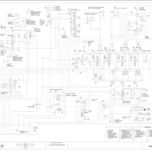 May include: A technical hydraulic schematic diagram for a wheel loader W190 Z-BAR / XR / TC model. The black and white document features complex line drawings, symbols, and text labels detailing the hydraulic system components and connections.