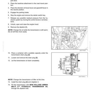 Manual de operación y mantenimiento del tractor New Holland B95c, B95c Tc, B110C Tier 4B (final) / Descarga instantánea en PDF imagen 9