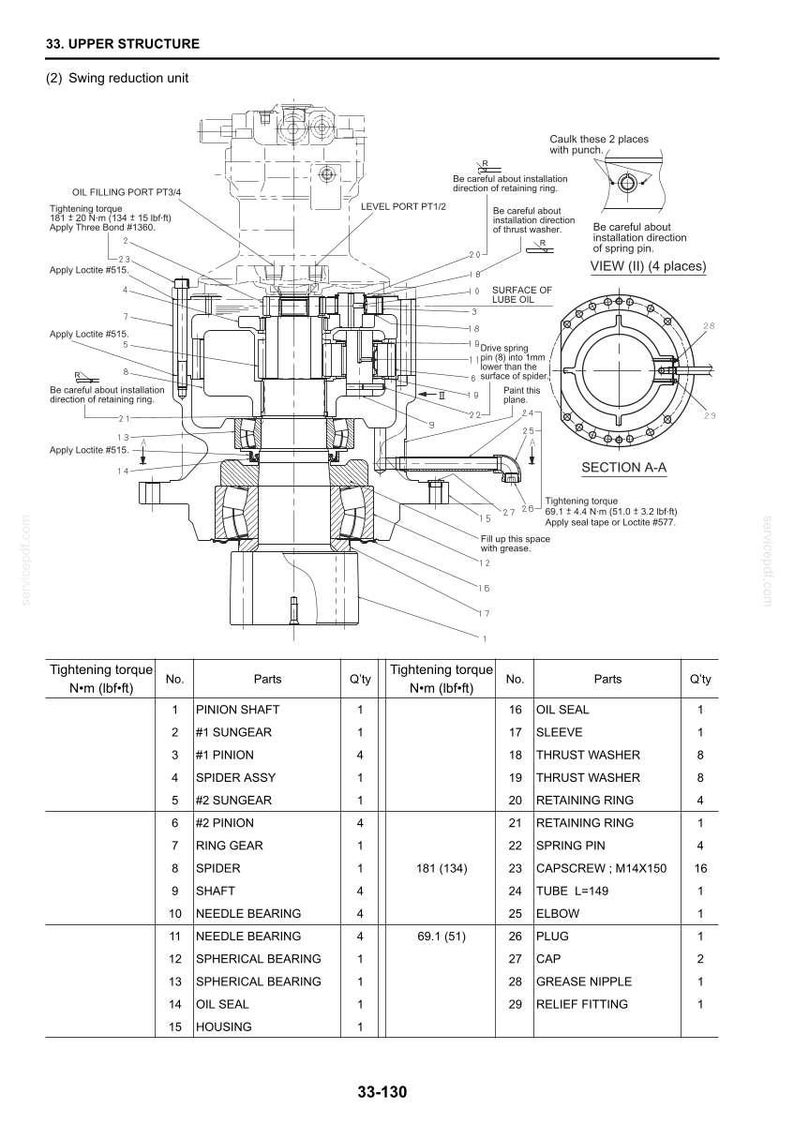 New Holland E265B, E265BLC Hydraulic Excavator Service Repair Workshop Manual | Instant PDF Download image 7
