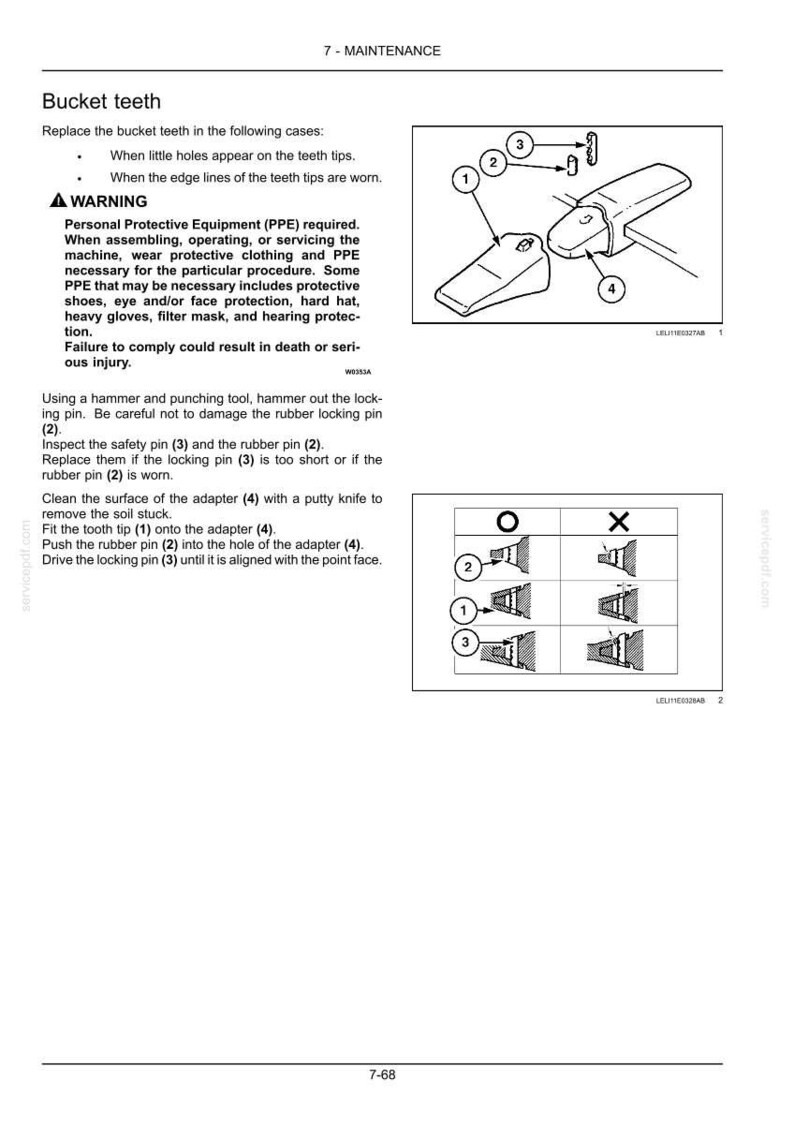 Manual de operación y mantenimiento de la miniexcavadora New Holland E35b Sr, E39B SR / Descarga instantánea en PDF imagen 9