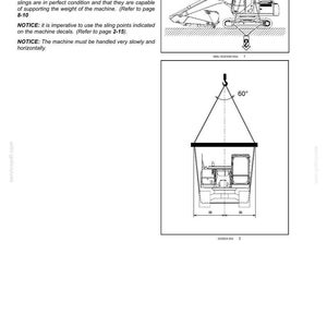Manuel d'utilisation du conducteur de pelle sur chenilles New Holland E215C EVO Manuel d'utilisation | Téléchargement instantané du PDF image 7